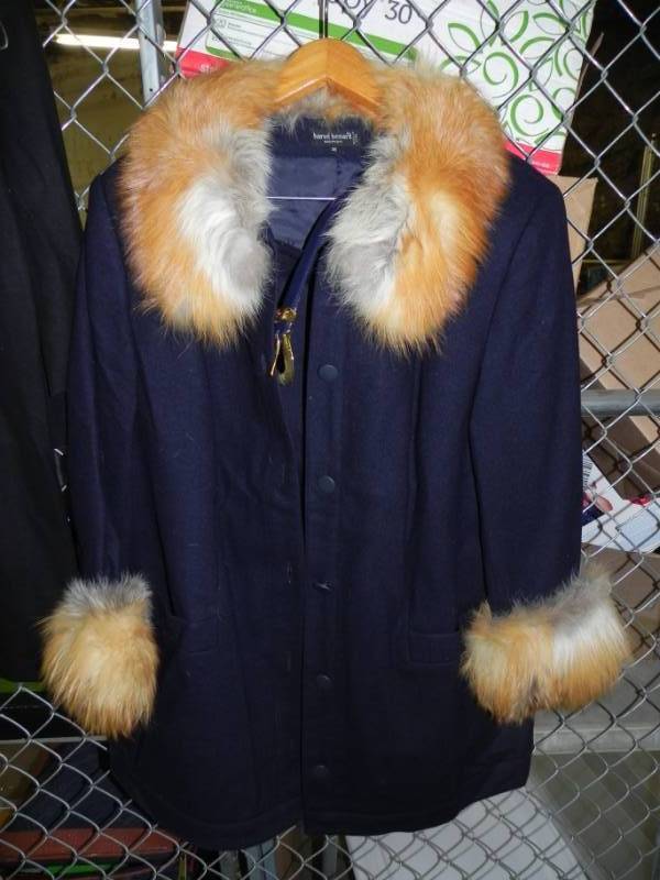 lot 10674 image: Harve Bernard Fur Trimmed Jacket