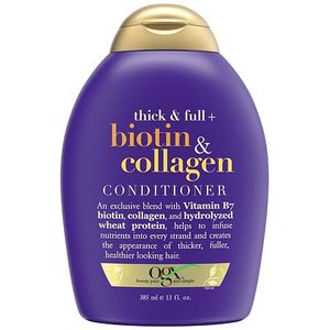 lot 1615 image: OGX Thick & Full  Biotin & Collagen Volumizing Conditioner for Thin Hair - 13 fl oz Paraben-Free, Sulfate-Free, With Tea Tree Oil