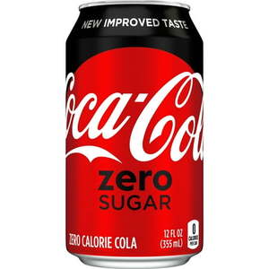 lot 1649 image: 6 pack Coca-Cola Zero Soda, 12 Fl. Oz.