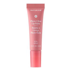 lot 1652 image: Naturium Phyto-Glow Lip Balm, Hydrating Lip Care with a Glossy Finish, 0.34 oz Petal  - Retail $10