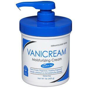lot 1678 image: Vanicream Moisturizing Cream for Sensitive Skin with Pump - Unscented - 16oz Hypoallergenic, Paraben-Free, Vegan&nbsp