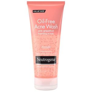 lot 1707 image: Neutrogena Oil Free Pink Grapefruit Acne Face Wash with Vitamin C for Breakouts - 6.7 fl oz Noncomedogenic, Paraben-Free, Sulfate-Free, For Normal - Retail $43