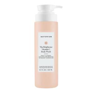 lot 1711 image: Naturium The Brightener Vitamin C Body Wash, Gentle Cleanser for Smoother-Looking Skin, Removes Dirt, Oil & Other Impurities, 16.9 oz - Retail $17