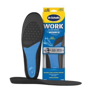 lot 1740 image: Dr. Scholls Work All-Day Superior Comfort Insoles (with) Massaging Gel, Men, 1 Pair, Trim to Fit - Retail $13