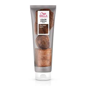 lot 1753 image: Wella Professionals Color Fresh Mask  Chocolate Touch  Natural Shade  Hair Color-Depositing Mask  Vegan Formula with Avocado Oil  Zero Damage  Silicone Free  5 Fl Oz - Retail $28