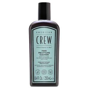 lot 1804 image: AMERICAN CREW Mens Pre-Styler Fiber Shampoo for Damaged & Fine Hair, Strengthening Shampoo, Adds Thickness & Shine, Vegan, 8.4 fl oz - Retail $17