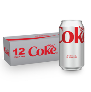 lot 1873 image: Diet Coke Soda Soft Drink Fridge Pack Cans, 12 fl oz, 12 Pack - Retail $8