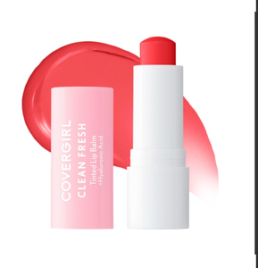 lot 1878 image: CoverGirl Clean Fresh Tinted Lip Balm, Vegan Formula, Hydrating, Natural Finish, Youre the Pom, 1 Count&nbsp&nbsp