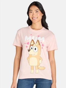 lot 1893 image: Bluey Womens Chilli Graphic T-Shirt, XS - Retail $12