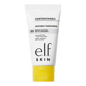 lot 1897 image: e.l.f. SKIN Suntouchable Invisible SPF 35 Sunscreen, Lightweight Gel for Under Makeup, Daily Face Sunscreen for Women, Vegan & Cruelty-Free - Retail $15