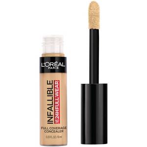 lot 1913 image: LOreal Paris Makeup Infallible Full Wear Waterproof Matte Concealer, Full Coverage, Latte, 0.33 fl. oz. - Retail $12