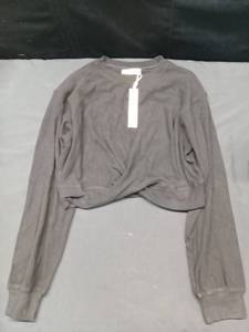 lot 1925 image: Qinsen Long Sleeve Black Top Size Small&nbsp&nbsp