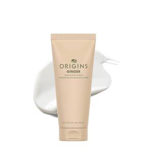 lot 1947 image: Origins Ginger Hand & Body Lotion for Dry Skin  Hydrates & Softens  With Vitamin E & Aloe Vera  Travel Size, 2.75 Fl Oz - Retail $20