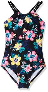 lot 1950 image: Kanu Surf Girls, Jasmine Beach Sport Halter One Piece Swimsuit, Brooke Black, 10 - Retail $15