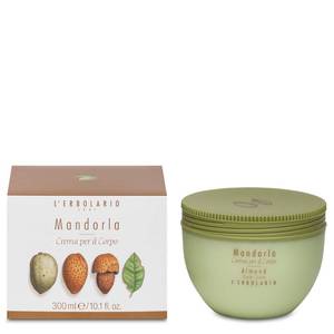 lot 1963 image: LErbolario Body Cream - Moisturizing Body Butter for Dry Skin with Almond Oil - Nourishing, Toning and Elasticizing Skin Care - Almond - 10.1 oz - Retail $31