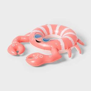 lot 2032 image: Crab Swim Tube Water Floats and Inflatables - Sun Squad PVC Material, 154 lbs Capacity - Retail $10