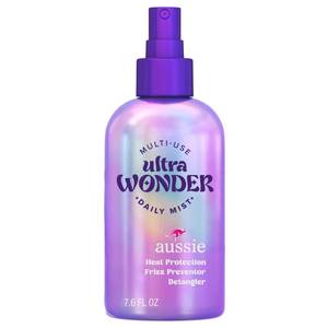 lot 2035 image: Aussie Ultra Wonder Daily Mist Lightweight Multi-Use Detangler, silicone-free, for All Hair Types and Curls, 7.6oz - Retail $10