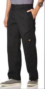 lot 2048 image: Dickies Mens Loose Fit Double Knee Work Pants Size 42x30 - Retail $25