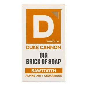 lot 2085 image: Duke Cannon Supply Co. Extra Large Bar Soap - Mens Natural Bar Soap with Masculine Scents - Made in the USA with Domestic & Globally Sourced Materials - All Skin Types - Big Brick - Sawtooth,10 oz - Retail $8
