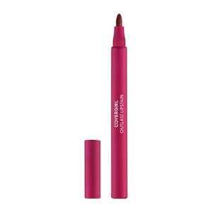 lot 2135 image: Covergirl Outlast Lipstain, 50 Heat Wave, Smooth Application, Precise Pen-Like Tip, Transfer-Proof, Satin Stained Finish, Vegan Formula, 0.06oz - Retail $9
