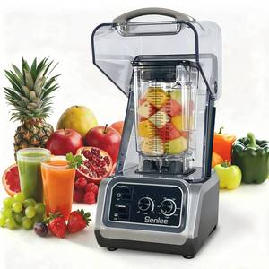 lot 5156 image: Commercial Blender for Smoothies 2200W With Quiet Shield,80oz BPA-Free Pitcher for Shakes,Self-Cleaning & Ice Crush Pro,6-leaf Stainless Steel Blade,Smoothie & Shake Maker for Restaurants, Kitchens - Retail $259