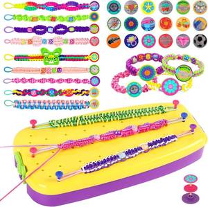 lot 2438 image: Christmas Gift for Girl 7 8 9 11 12 Year Old, Friendship Bracelet Making Kit Toys, Arts and Crafts for Kids Age 8-12,Thanksgiving Day Birthday Present Top Popular DIY Jewelry Bracelet String Maker