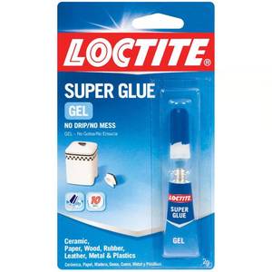 lot 2614 image: Loctite Super Glue Super Strength Ethyl Cyanoacrylate Clear Glue 2 gm