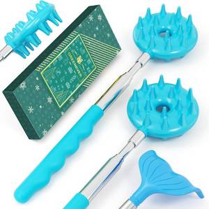 lot 2826 image: Back Scratcher - Gift for Men Women Extendable Long Handle Metal Scratchers Funny White Elephant Gifts Adults Useful Gadgets Practical Unique Gag Gift Ideas
