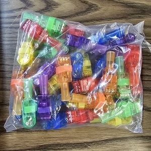 lot 2875 image: 32pcs Neon LED Small Finger Lights Glow in the Dark, Glowing Finger Lights, Neon