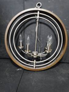 lot 26297 image: Modern Wooden Light fixture