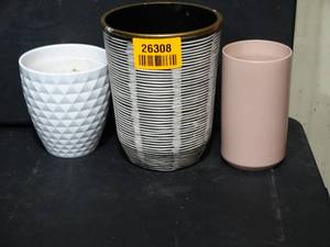lot 26308 image: Lot of Misc. House Pots
