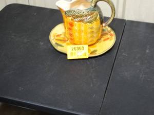 lot 26363 image: Handmade in Italy Pitcher & Plate