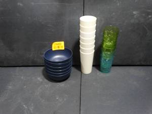 lot 26402 image: Misc. Cup Sets and Bowl Set