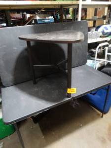 lot 26406 image: Wooden Triangle Side Table