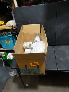 lot 26437 image: Box of Misc. Glass Vases