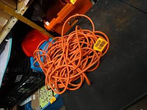 lot 26534 image: Orange Extension Cord