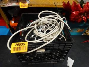 lot 26535 image: Lot of Misc. Extension Cords & Adaptors