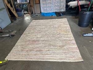 lot 22505 image: Good Weave Striped Rug