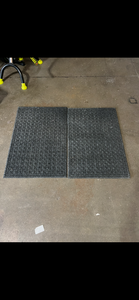 lot 22513 image: 2 Black Door Mats