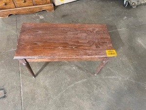 lot 22521 image: Wooden Piano Bench
