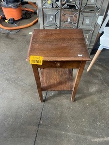 lot 22540 image: Vintage Wooden Side Table