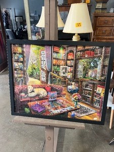 lot 22543 image: Library Framed Puzzle