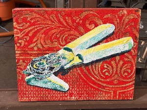 lot 22559 image: Cutting Edge Painting Signed by Artist