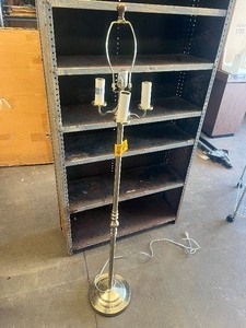 lot 22563 image: Silver Floor Lamp