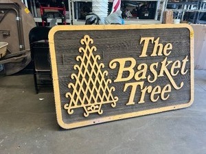lot 22593 image: The Basket Tree Sign