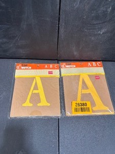 lot 26380 image: New Top Notch Letters (2pks)