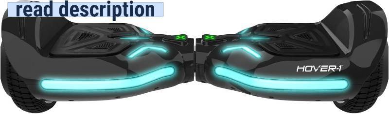 lot 421386 image: Retails for $153 Hover-1 Superfly Electric Self Balancing Scooter with 7MPH Top Speed, 6 Mile Range, Long Lasting Li-Ion Battery - 5HR Full Charge, Built-In Bluetooth Speaker - Rider Modes Beginner to Expert