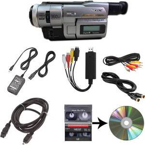 lot 321316 image: Retails for $379 Sony Camcorder for 8mm Digital8 Hi8 Tape Transfer to Computer USB and DVD