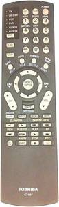 lot 321327 image: New Toshiba HDTV TV Remote Control CT-867 Supplied with models 30HFX84 30HFX85 34HFX85