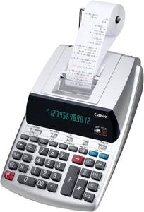 lot 321331 image: Canon Office Products 2198C001 Canon MP11DX-2 Desktop Printing Calculator with Currency Conversion, Clock and Calendar